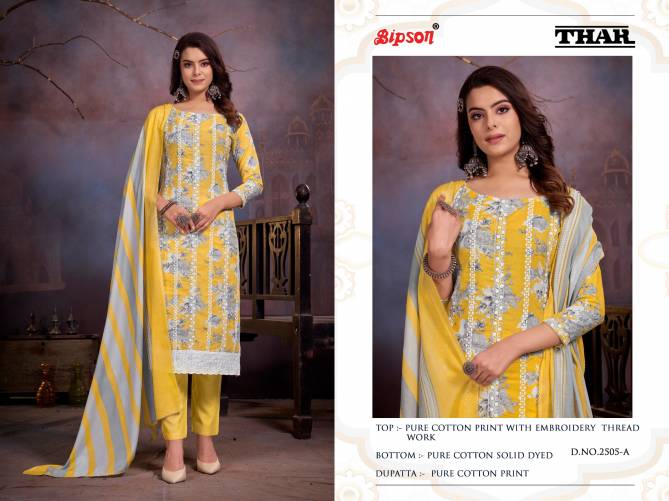 Thar 2505 By Bipson Printed Cotton Dress Material Wholesale Clothing Suppliers In India